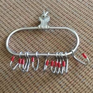 Belt, tie and scarf holder